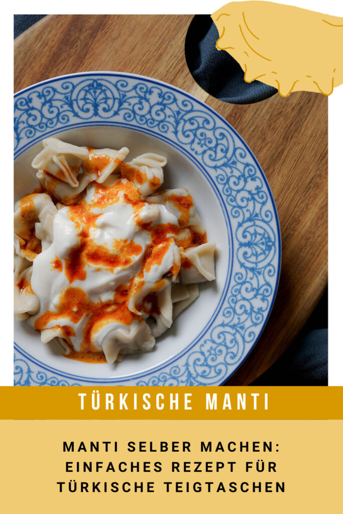 Rezept für türkische Manti: Manti selber machen. Einfaches Rezept für vegane türkische Teigtaschen mit Linsenfüllung